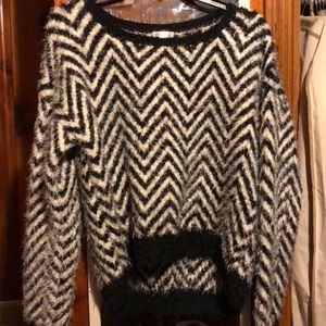 Black and White Sweater